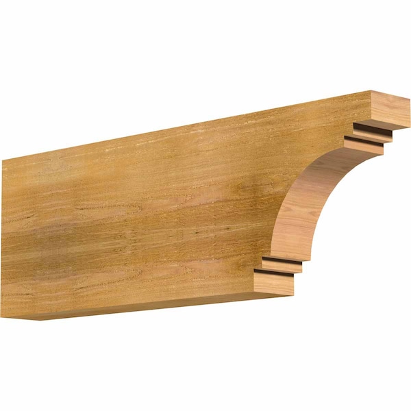 Ekena Millwork Pescadero Rough Sawn Rafter Tail, Western Red Cedar, 4"W x 12"H x 36"L RFT04X12X36PEC00RWR - main